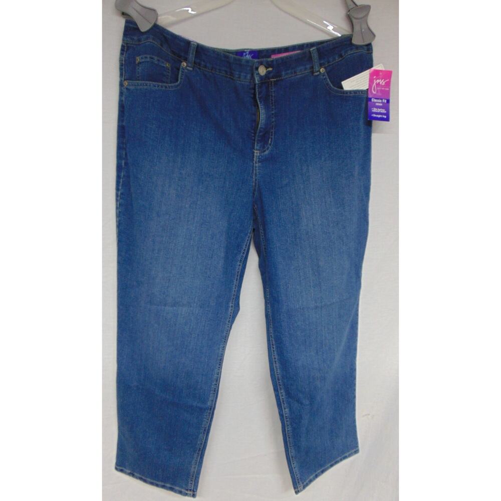 Just My Size Stretch Classic Denim Blue Jean Women's Plus Size 20WS Short NWT